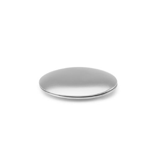 KAYLA - Double-sided round aluminum mirror with magnetic closure