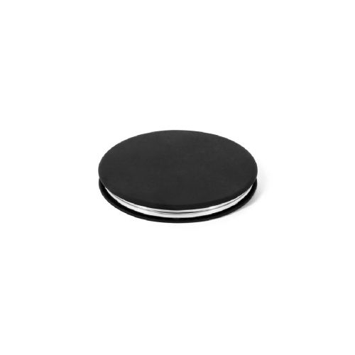 FREYA - Double-sided round mirror with matte PU exterior