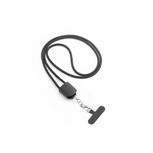 ZEWAIL - Lanyard with included smartphone holder, USB-C cable and various adapters in recycled ABS and recycled TPE