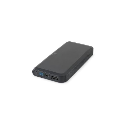 BECKER 10 - 10.000 mAh power bank in recycled ABS (100% rABS) with 15W superfast wireless charger