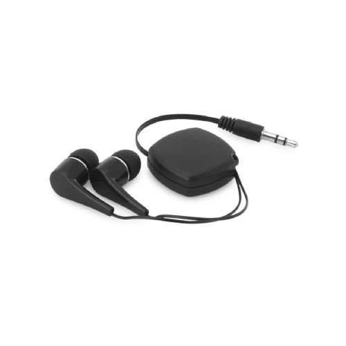 PINEL - Retractable earphones with 0'75 m ABS cable