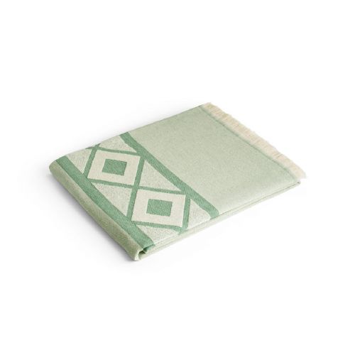 MALEK - Multifunctional bath towel (350g/m²) made of light and resistant cotton (85%) and recycled cotton (15%)