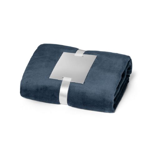 DYLEAF - (240 g/m²) fleece blanket with ribbon wrap and personalisation card