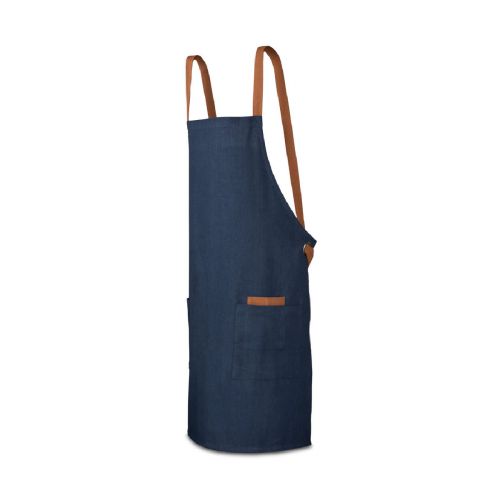 CARDAMOM - Cotton (80% recycled) and polyester (20% recycled) apron (220 g/m²)