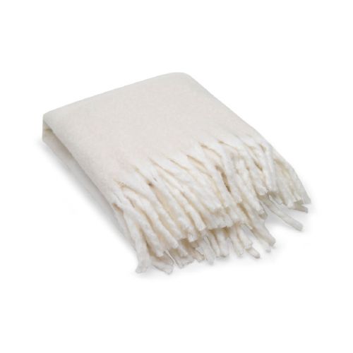 COMFY - Blanket in recycled polyester (100% rPET) (300 g/m²), with a mohair feel