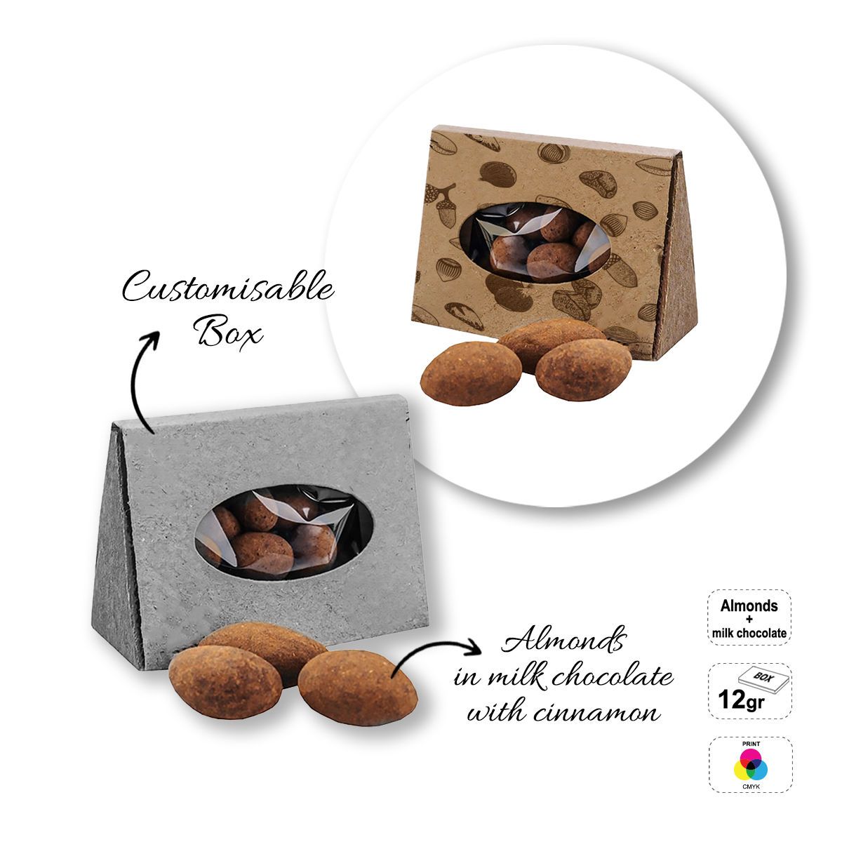 SINGLE BITE - box of chocolate-covered dried fruit, 67x32x50 mm | GL810801A
