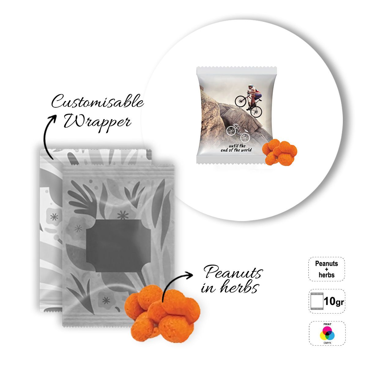 SNACK BAG - packet of salted snacks, 87x70 mm | GL810833B