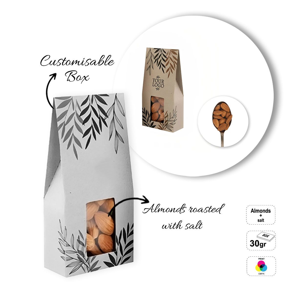 SEEDS&NUTS BAG - tin of dried fruit, 60x32x128 mm | GL810835C