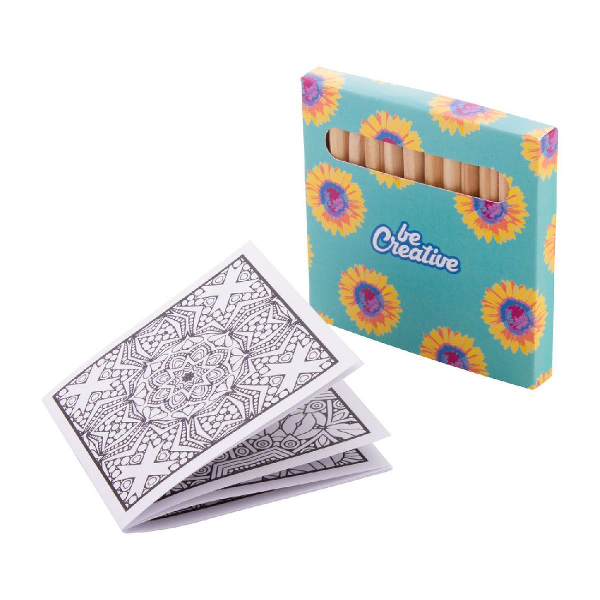 COLOXIL 12 - custom colouring set, mandala | HG716554D