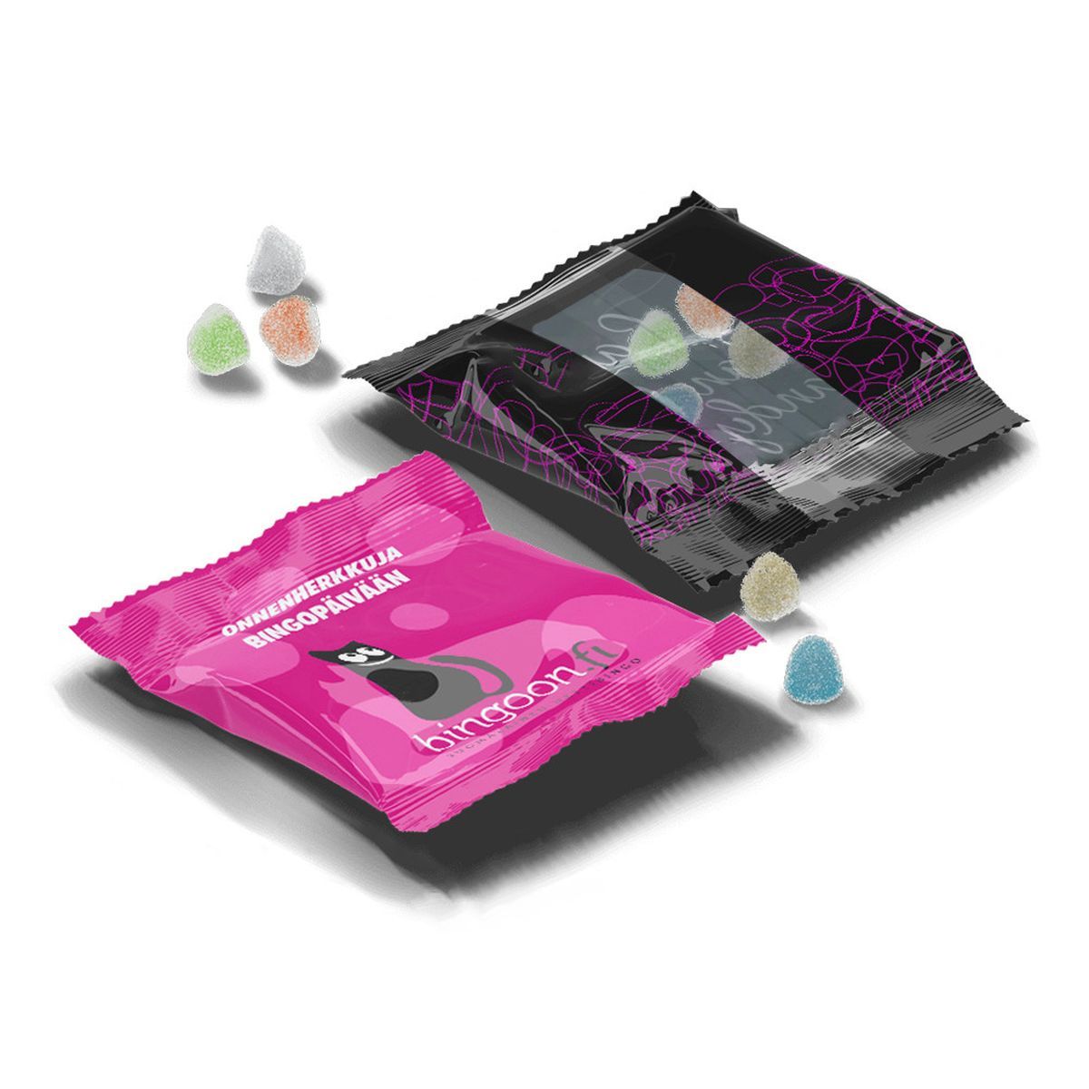 GUMMIES BAG M - Jelly candy mix bag, 75 x 90 mm | CC55028A