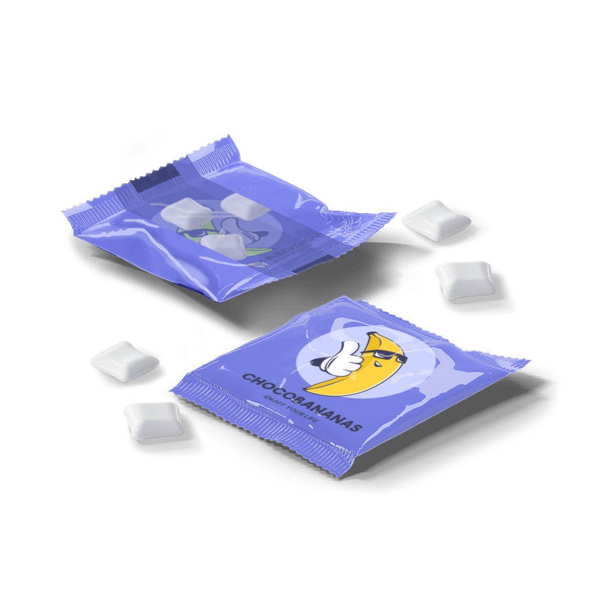 CHEWING GUMS BAG M - Chewing gum mix bag, 75 x 90 mm | CC55028B