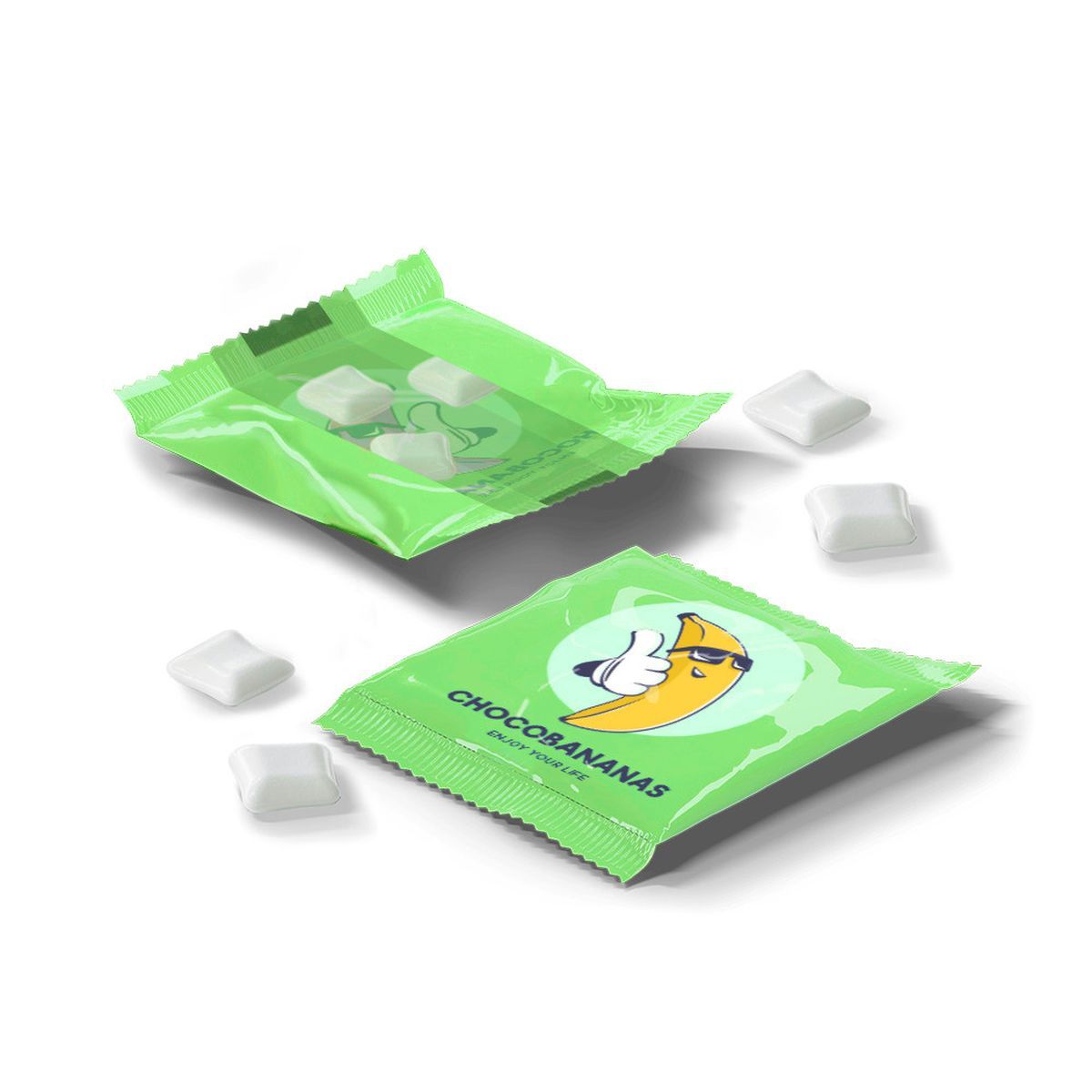 CHEWING GUMS BAG L - Chewing gum mix bag, 75 x 90 mm | CC55029B