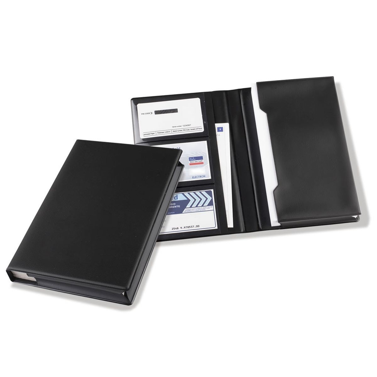 Cheap document holder with bellows pocket FOLD