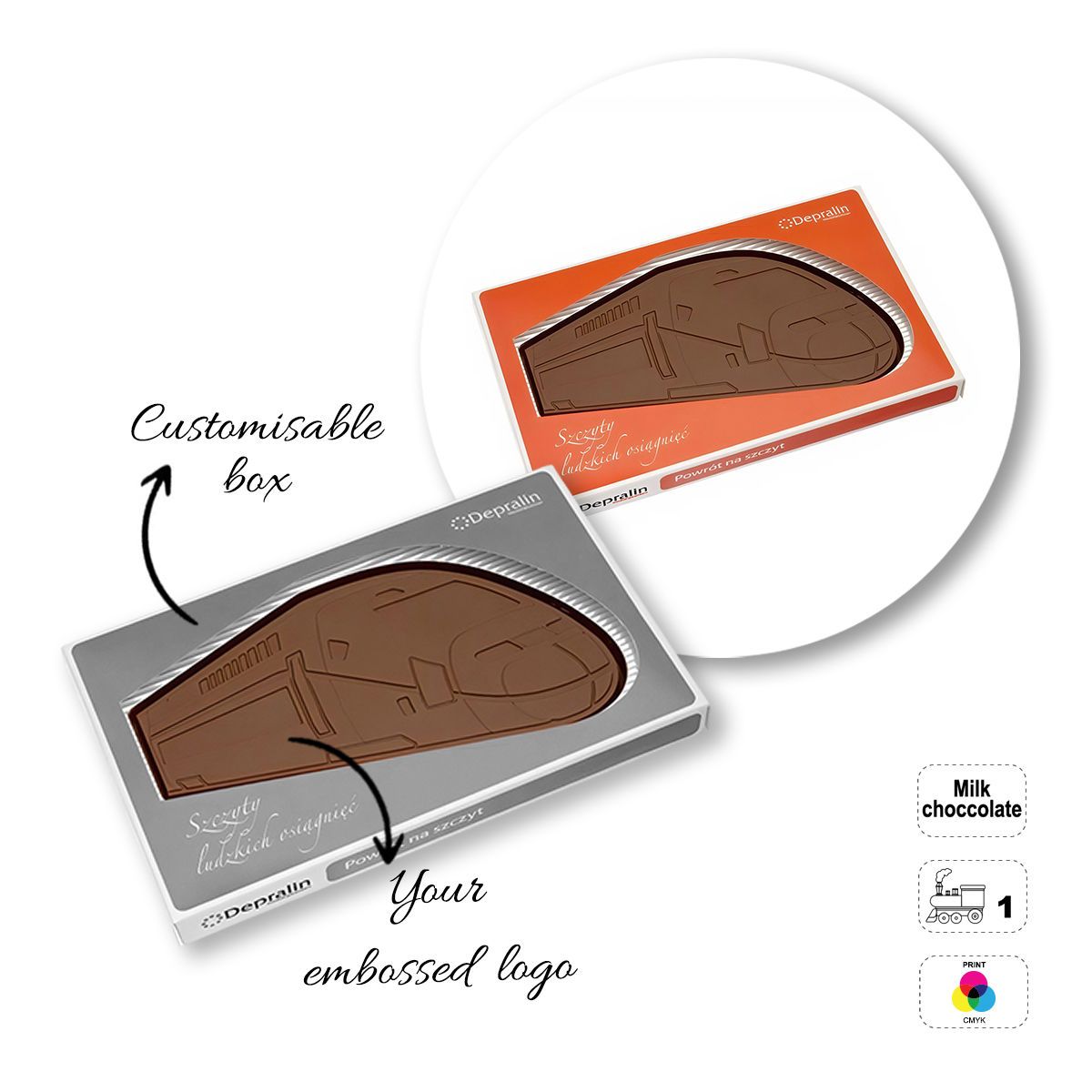 CHOCO4MAT A - chocolate bar, various shapes, 175x107x15 mm | GL811105C