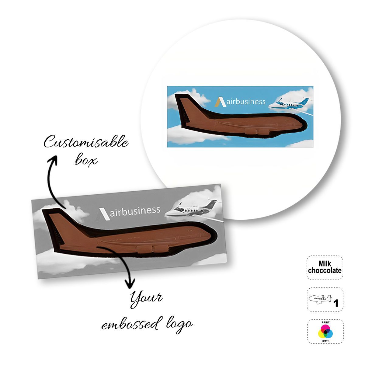 CHOCO4MAT A - chocolate bar, various shapes, 232x98x20 mm | GL811105D