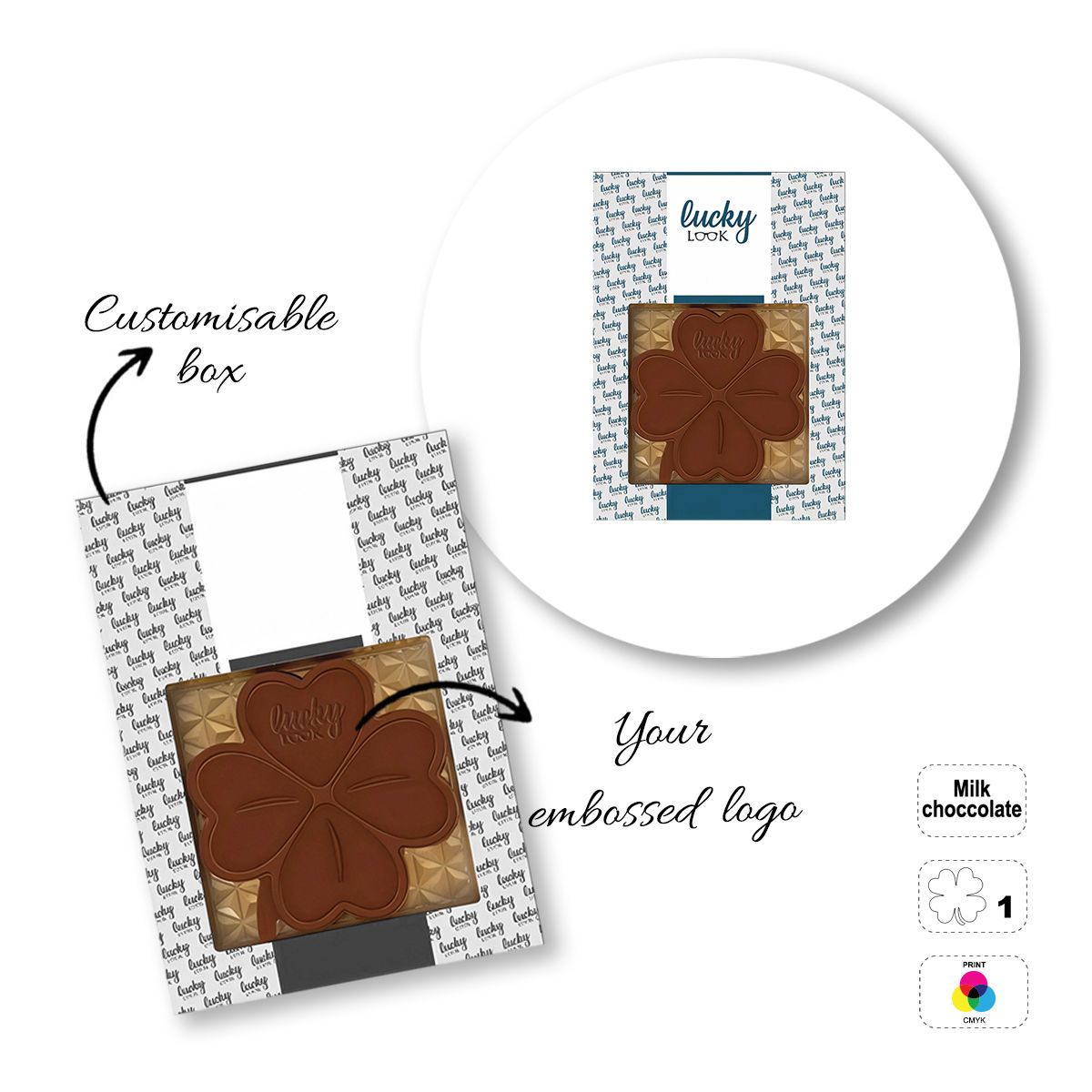 CHOCO4MAT D - chocolate bar, various shapes, 182x132x15 mm | GL811108A