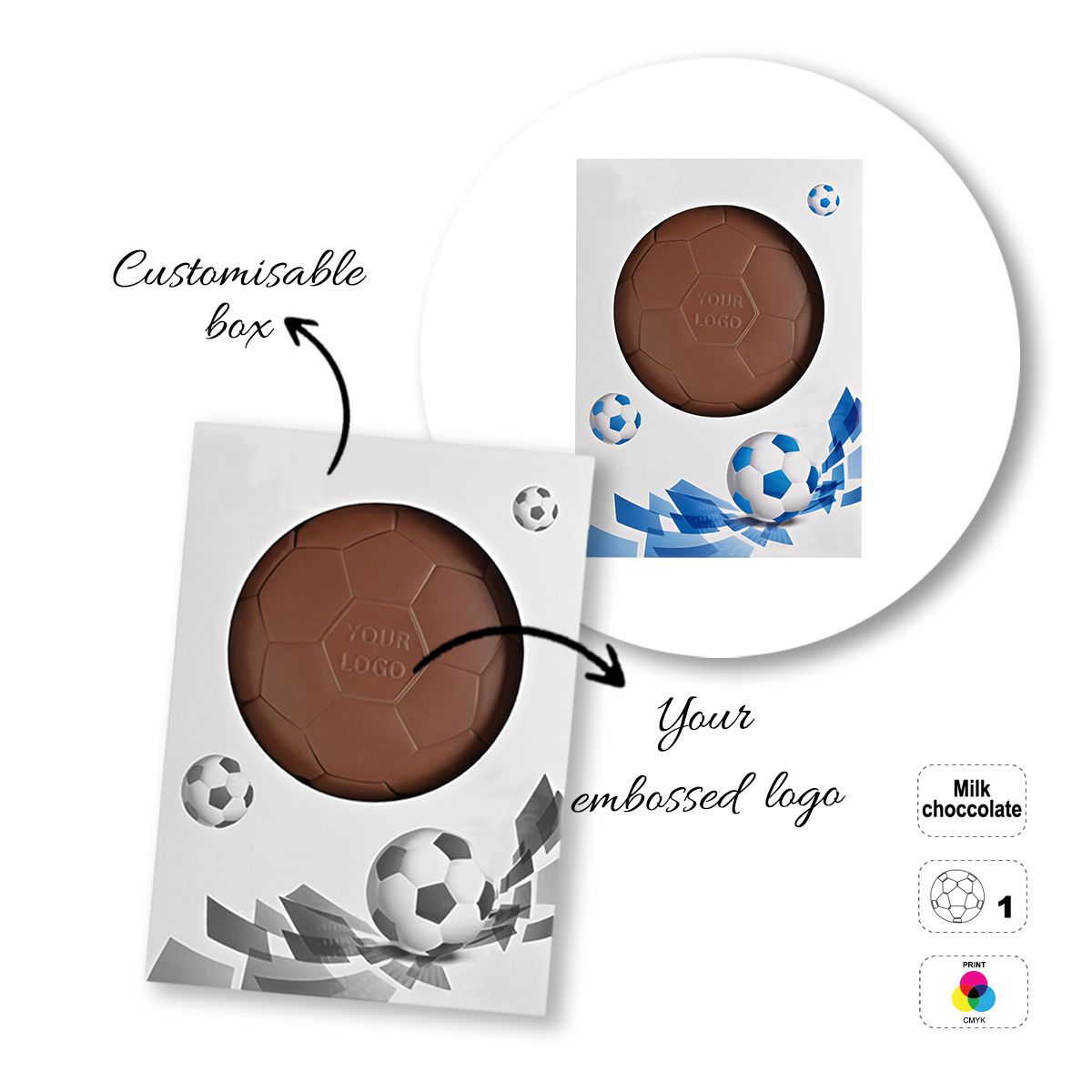 CHOCO4MAT D - chocolate bar, various shapes, 182x132x18 mm | GL811108D