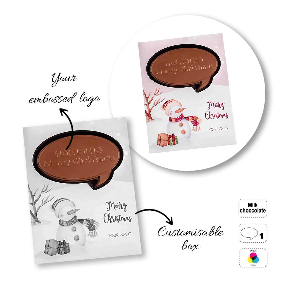 CHOCO4MAT E - chocolate bar, various shapes, 182x132x15 mm | GL811109C