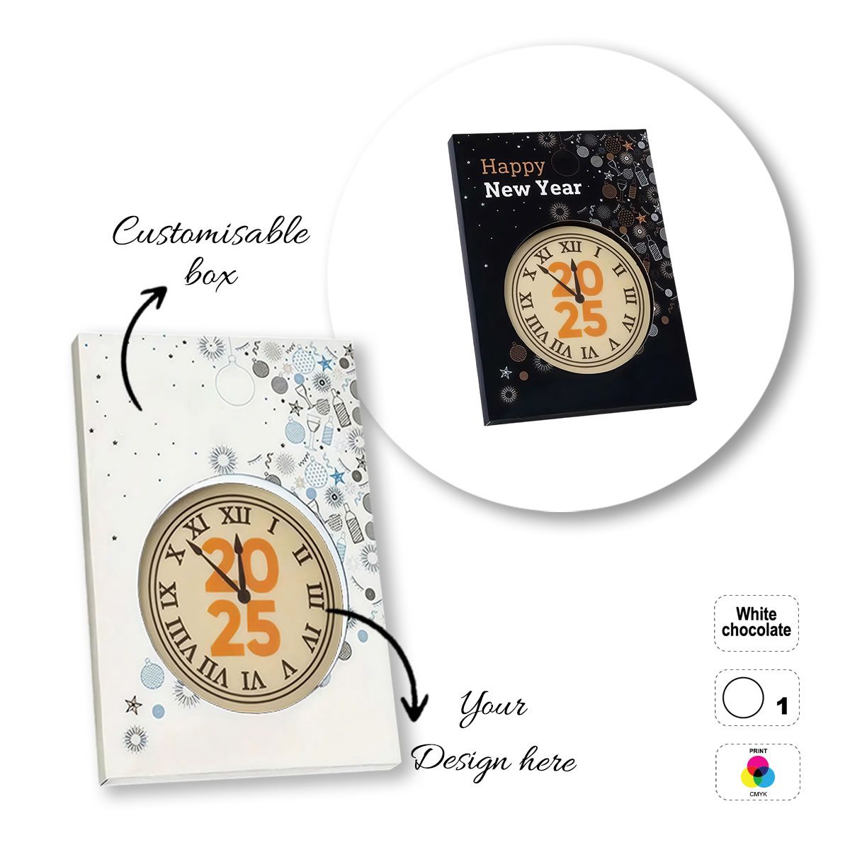 LOGO CHOCO4MAT B - printable chocolate bar, various shapes, 185x132x15 mm | GL811111A