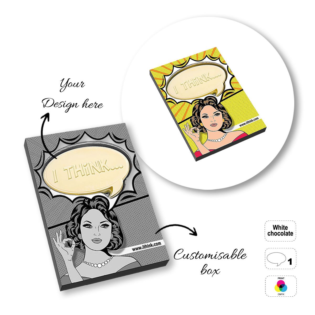 LOGO CHOCO4MAT B - printable chocolate bar, various shapes, 182x132x15 mm | GL811111D