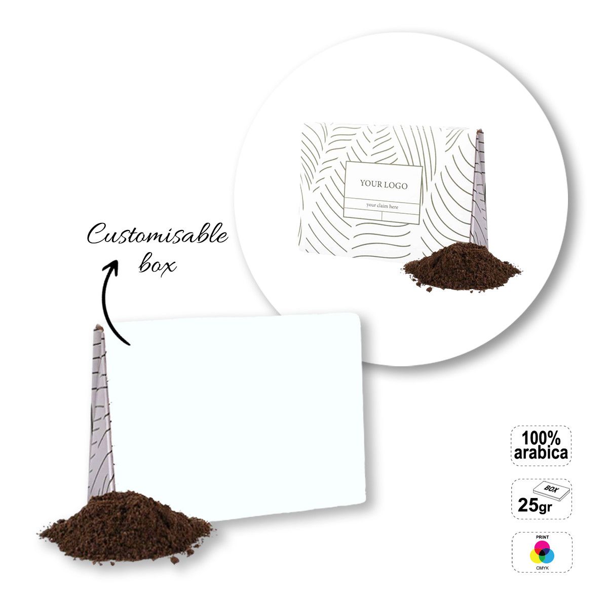 COOFFE BOX - coffee pack , 120x40x90 mm | GL811301A