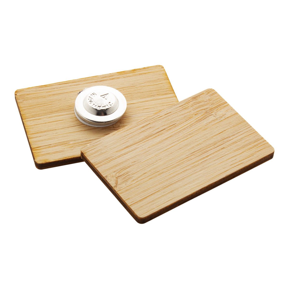 BOOBADGE - bamboo badge 53×35 mm | HG716415D