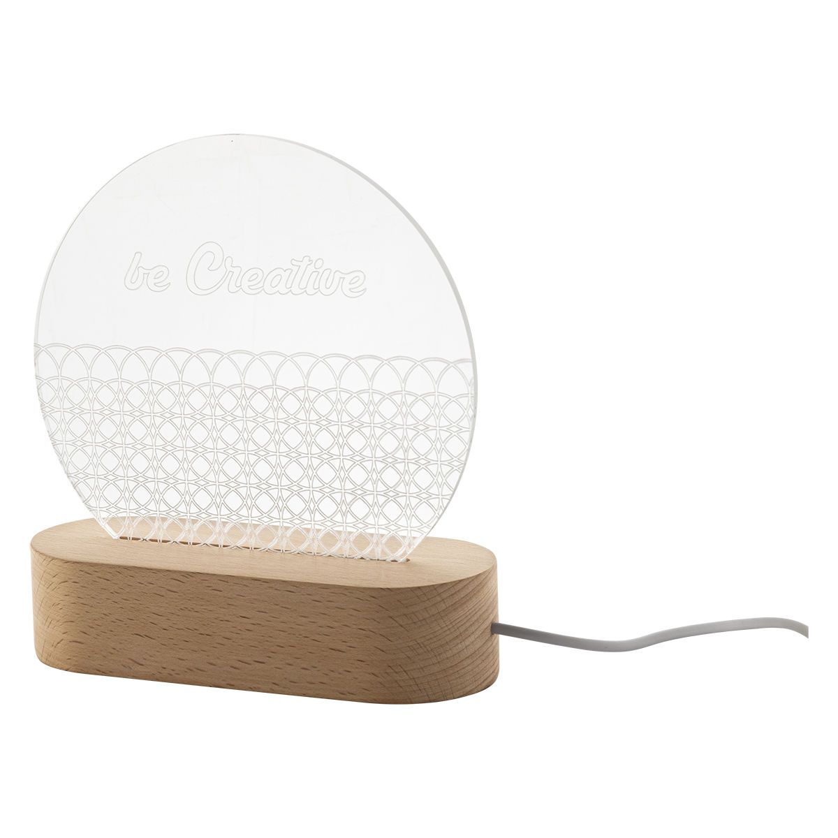 WOODIFY - LED light trophy, round | HG716909C