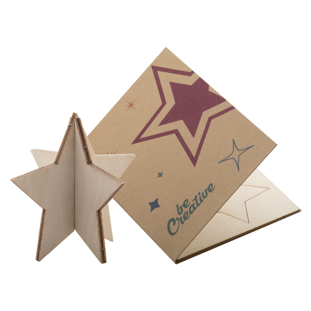 CREAX ECO - Christmas card, star | HG718646B