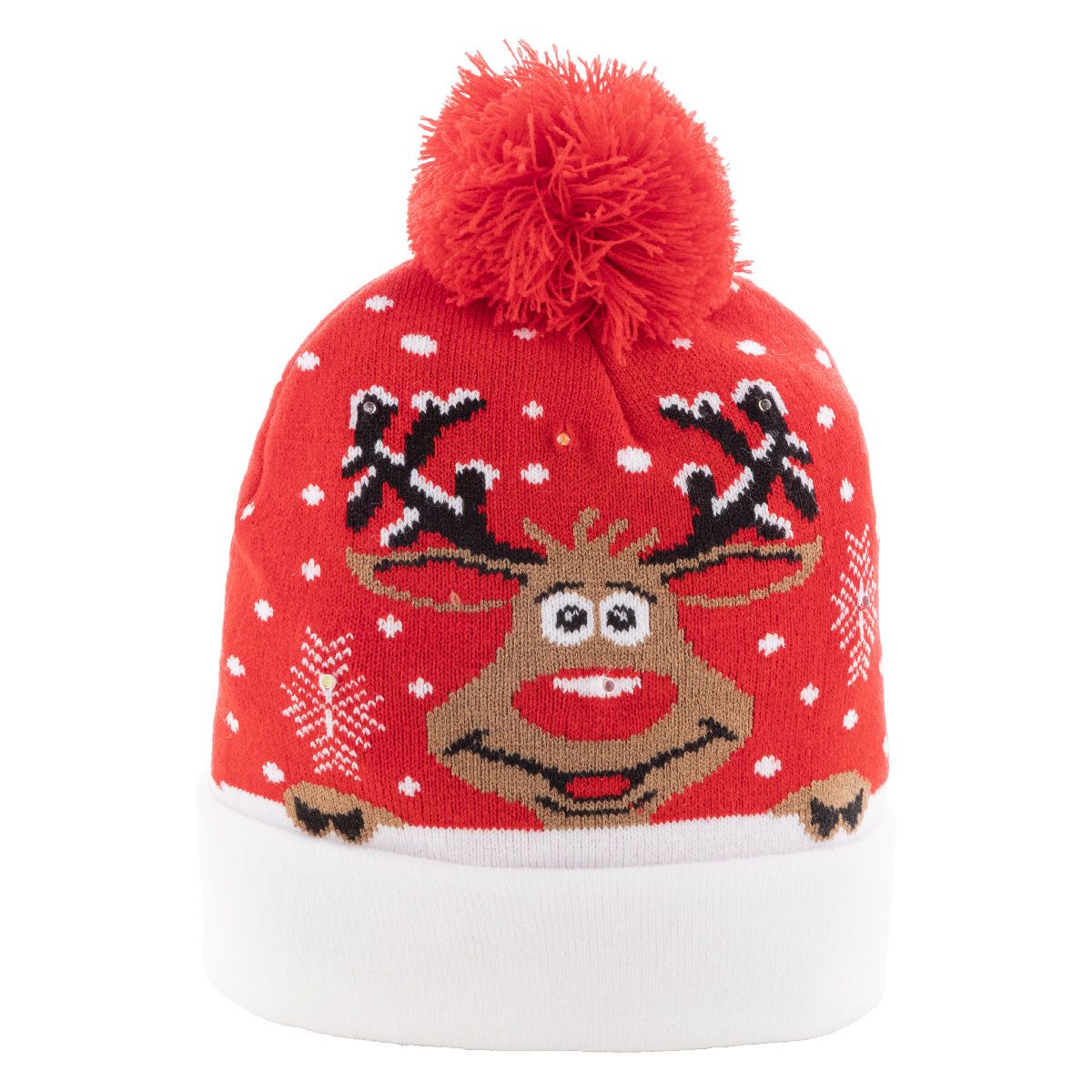NORRSKEN - Christmas LED winter hat, reindeer | HG800175A