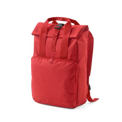 WARSAW - Backpack 20L rPET. Roll top and buckle closure