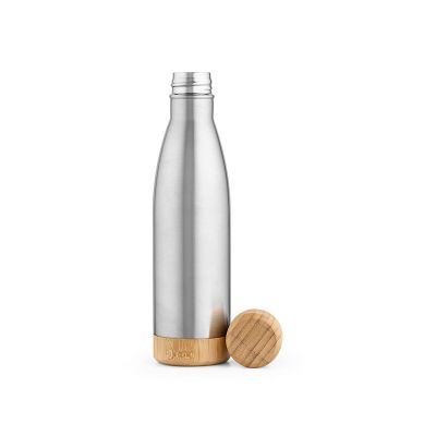 RIO GRANDE - Bottle rSS and Bamboo 530ml. Double wall and Leakproof