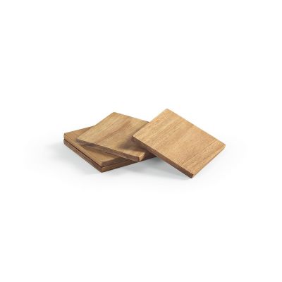VELAZQUEZ - Coasters Acacia Wood. Set of 4