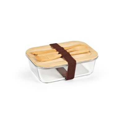 VAN GOGH 1000 - Lunchbox Borosilicate Glass and Bamboo 1090ml
