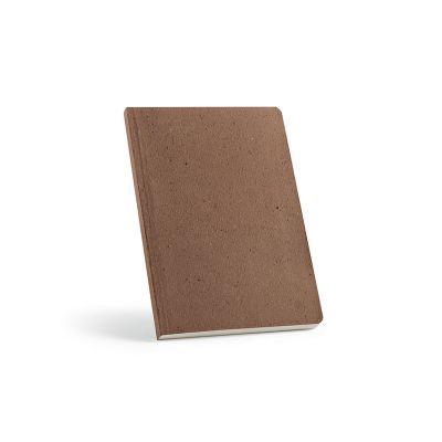 DOYLE - A5 Notebook Coffee Waste cover. 80gsm recycled 196 pages