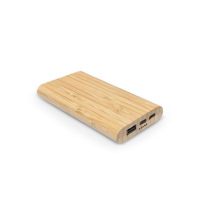 PYTHAGORAS - Powerbank Bamboo 10000 mAh. 15W
