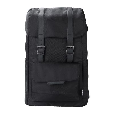 MARLOWE - rPET (290T) polyester twill flap backpack