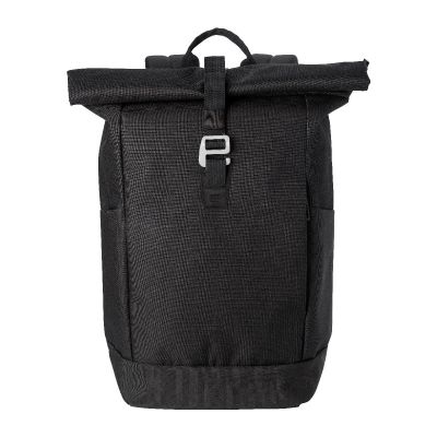 OBERON - Polyester (600D) roll-top backpack
