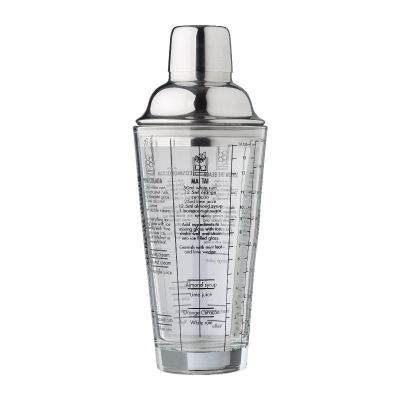 ADELA - Glass cocktail shaker (400 ml)