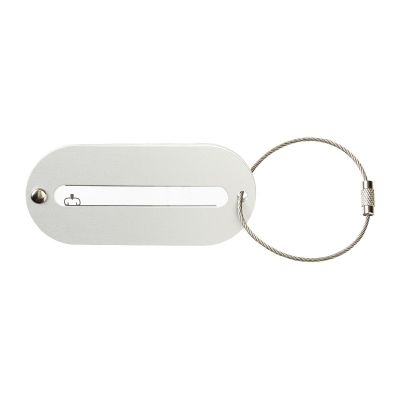 ISA - Aluminium luggage tag 