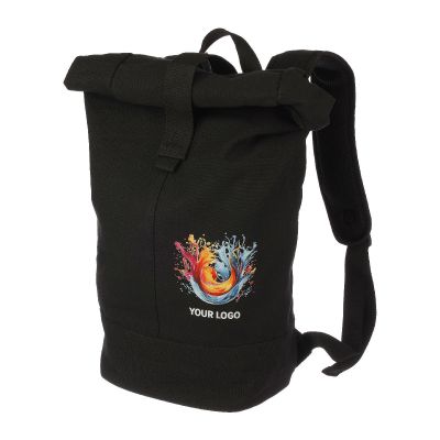 MICAH - Polyester roll-top backpack 