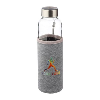 NIKA - Glass bottle (500 ml) with neoprene sleeve