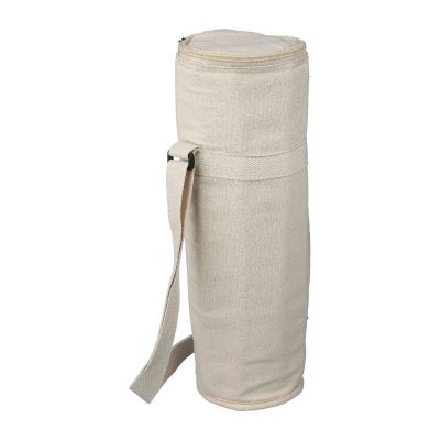 EUGENE - Recycled cotton (270 gsm) bottle cooler bag 
