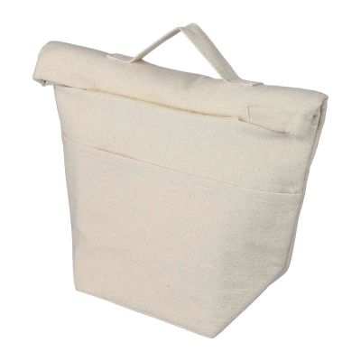 FEDE - Recycled cotton (220 gsm) rolltop cooler bag Faith