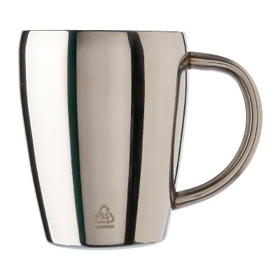 NAYA - Recycled stainless steel double walled mugs