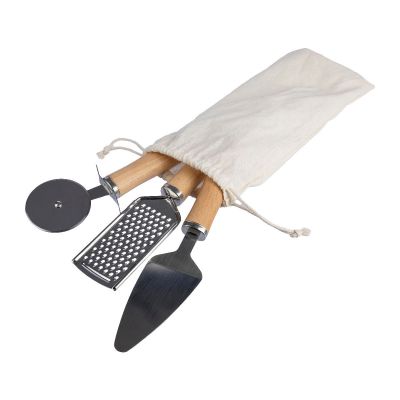 SYLVAN - Metal and wooden kitchen tool set 