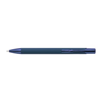 ANISA - Recycled aluminium rubberized ballpen 