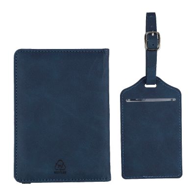 ZANI - Recycled PU passport holder and luggage label 