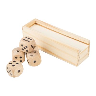 CELINE - Beech wooden dice set 