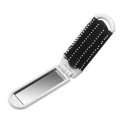 MEGHAN - ABS hair brush with mirror 