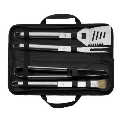 SILAS - Stainless steel barbecue set